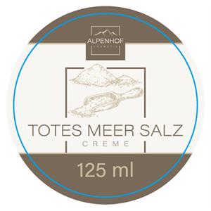 Dødehavssalt Creme/Dead Sea Salt Creme - 125 ml.