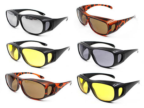 lufthavn Hop ind Rund ned Køb Coverall Solbrille - til at tage over dine egne briller.