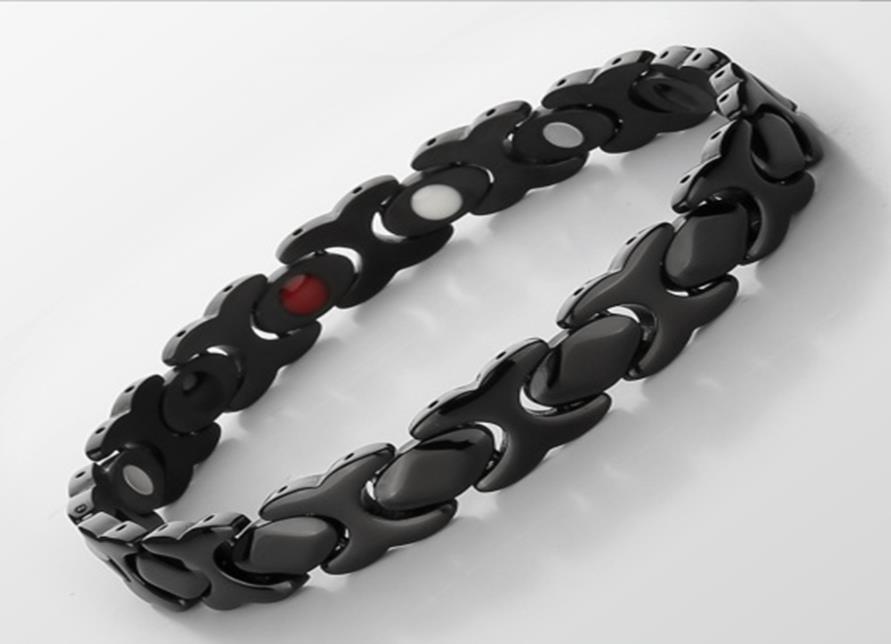 Black Rex Magnetarmband i Rostfritt Stål