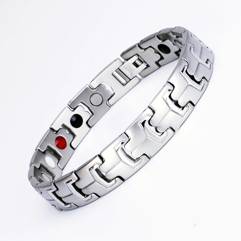 Magnum Silver Magnetarmband aus Edelstahl