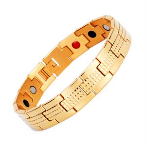 Puncto Gold Magnetarmband i Rostfritt Stål