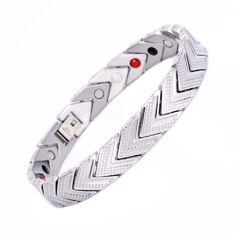 Arrow Silver Magnetarmband i Rostfritt Stål