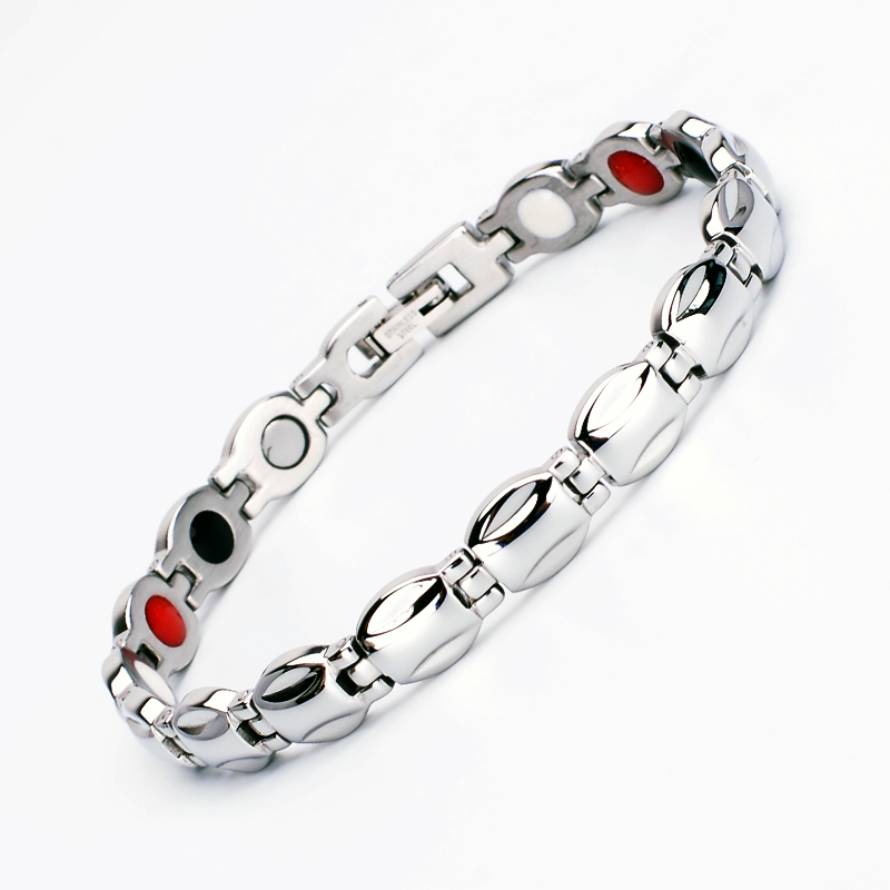 Mahal Silver Magnetarmband i Rostfritt Stål