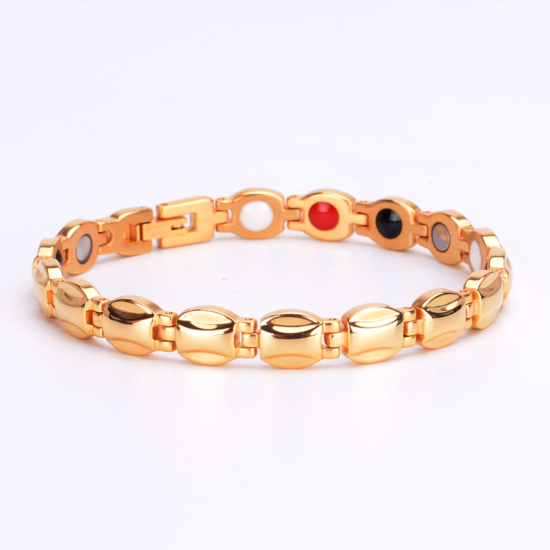 Mahal Gold Magnetarmband i Rostfritt Stål