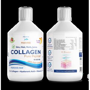 Collagen Pure Peptide med Hyaluron, Silica og Kollagen - 500 ml.