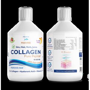 Collagen Pure Peptide med hyaluron, silica og kollagen - 500 ml.