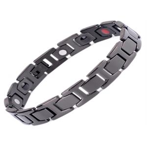 Spring Black Magnetarmbånd i Rustfrit Stål