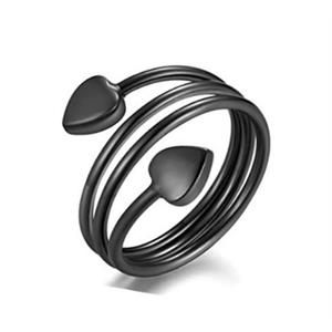 Black Heart Magnetisk ring i kobber