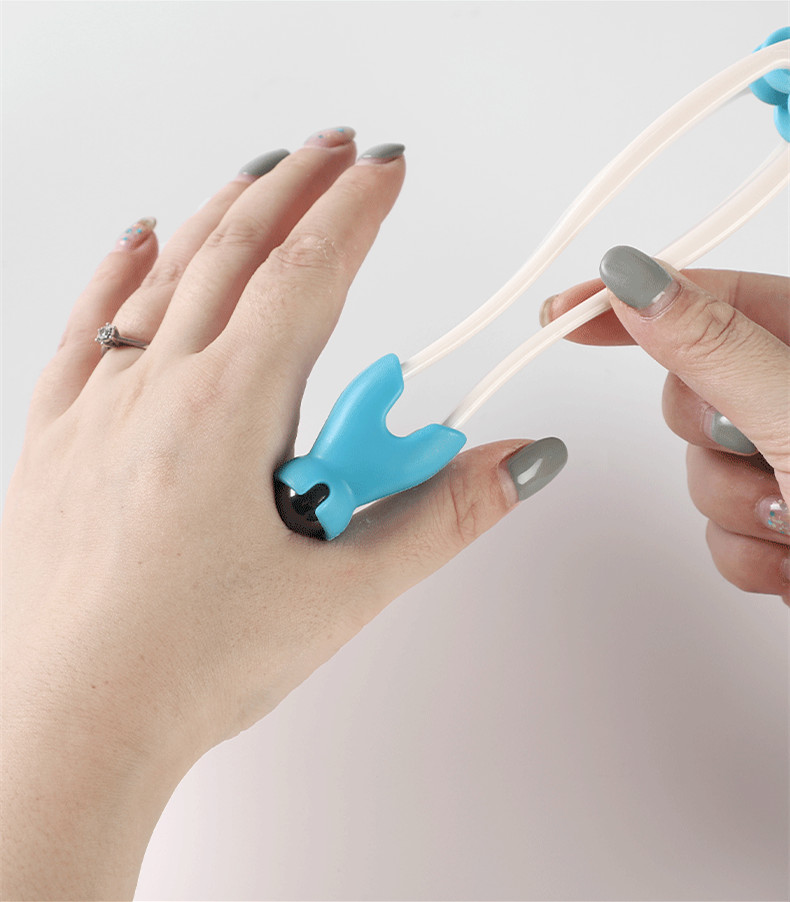 Fingermassagerare med 2 funktionsdelar