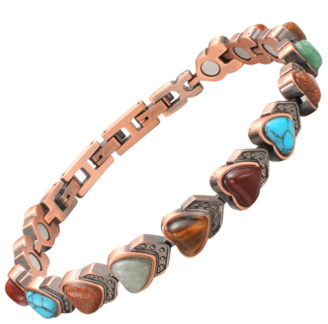 Color Kobberarmbånd med Magneter