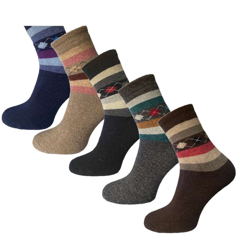 Tweed Termo Angorasokker - 3 par