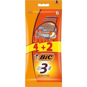 Bic Maq Af Sensitive - 4 + 2 stk.