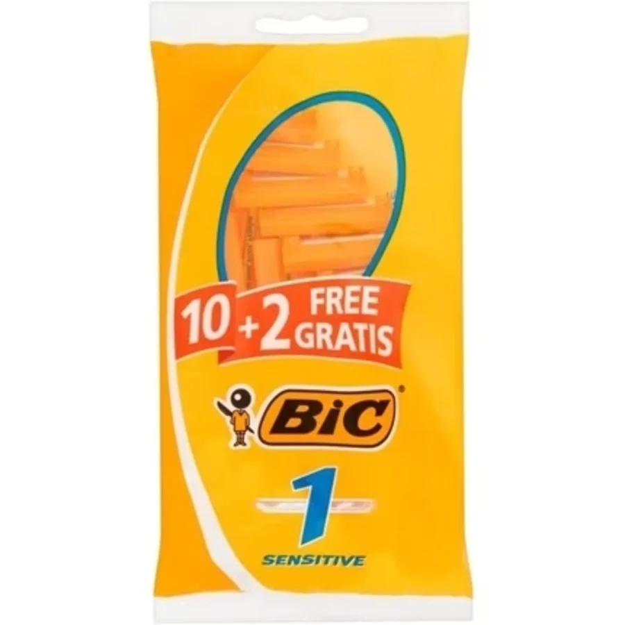 BIC 1 Sensitive Barberhøvel – 10+2 Stk.