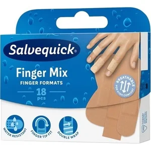 Salvequick Finger Mix Plastre – 18 stk.