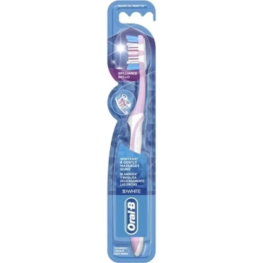 Oral-B 3D White Radiant Tandbørste - Medium Hårdhed