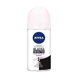 Nivea Black & White Invisible Roll-On Deodorant - 50 ml
