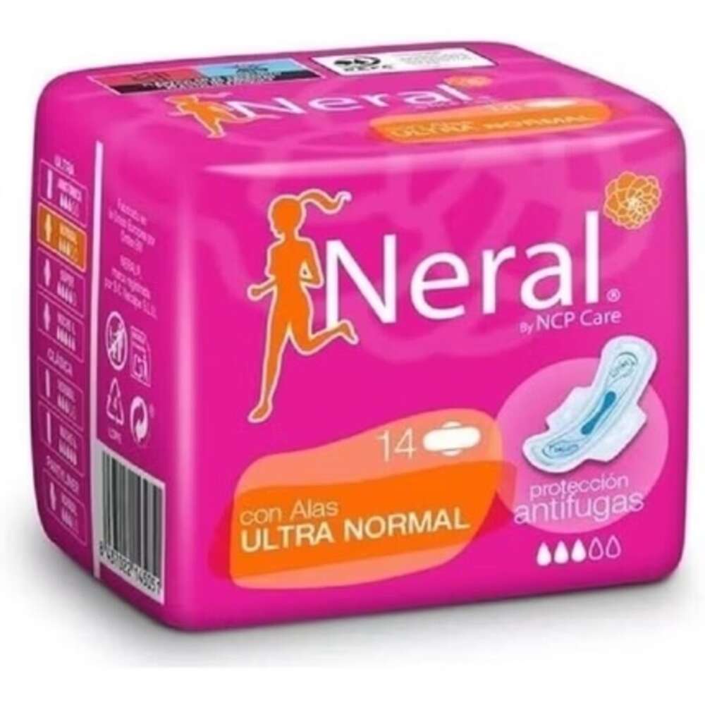 Neral Hygienebind Ultra Regular med vinger - 14 stk.