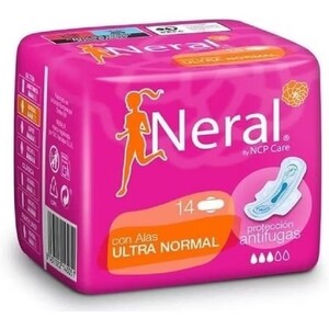Neral Hygienebind Ultra Regular med vinger - 14 stk.