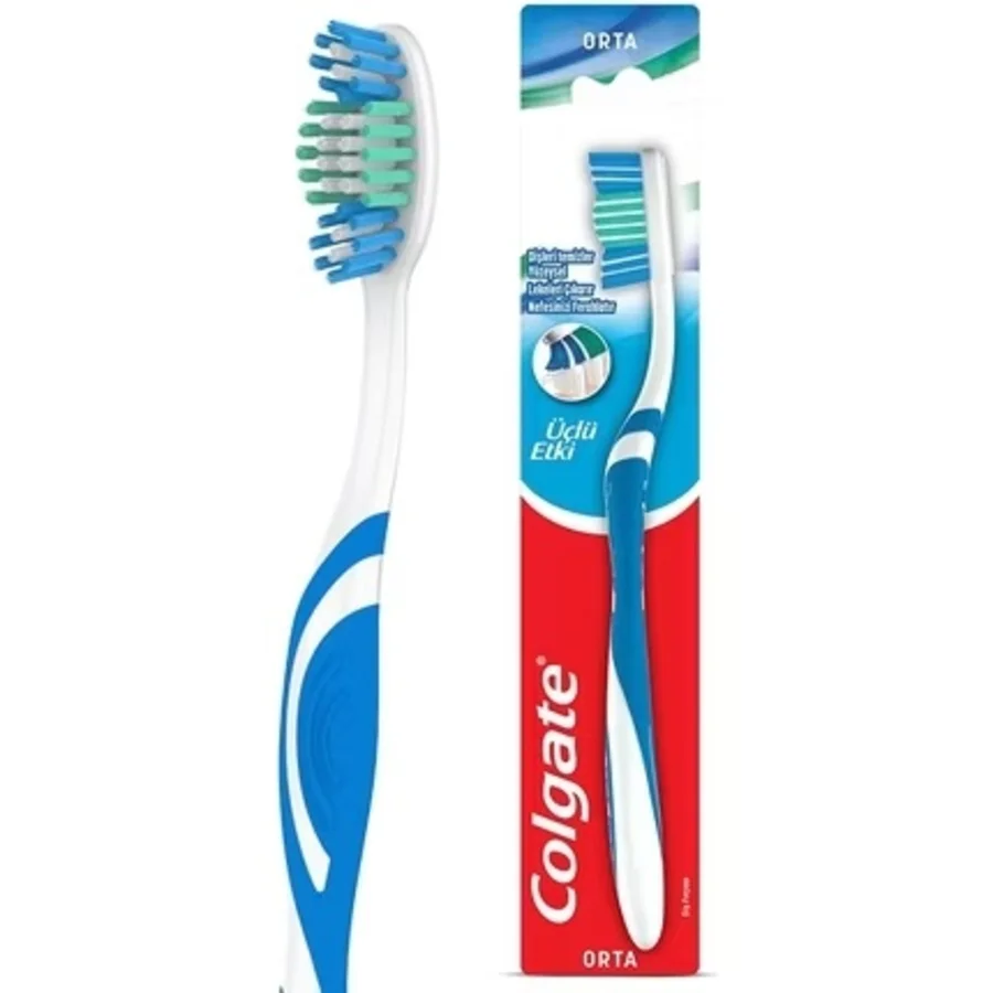 Colgate Triple Action Medium Tandbørste