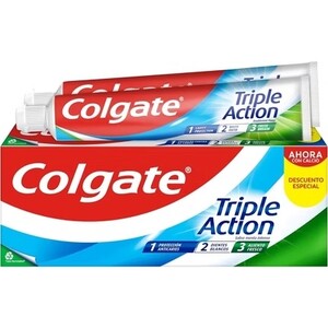 Colgate Triple Action Zahnpasta Fluorid Antikarienschutz - 2er Pack