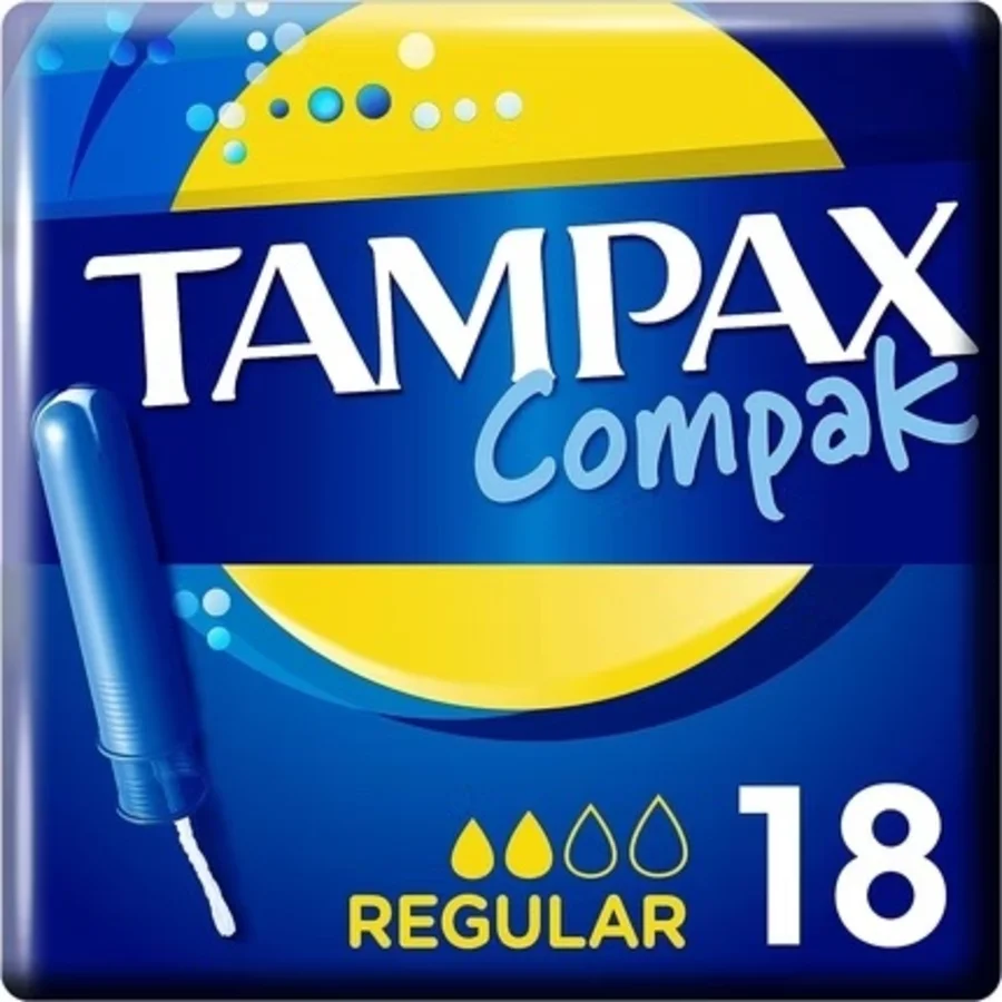 Tampax Compak Regular – 18 tamponer