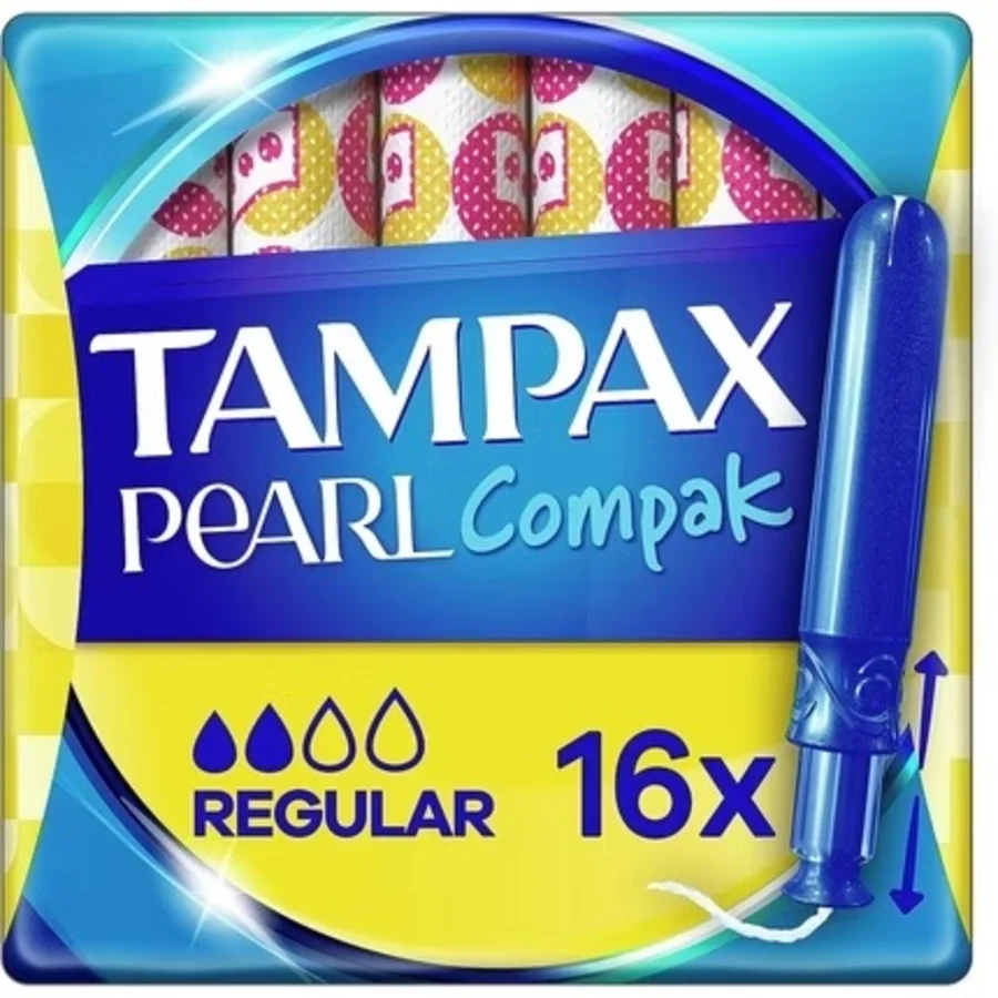 Tampax Pearl Compak Regular – 16 tamponer
