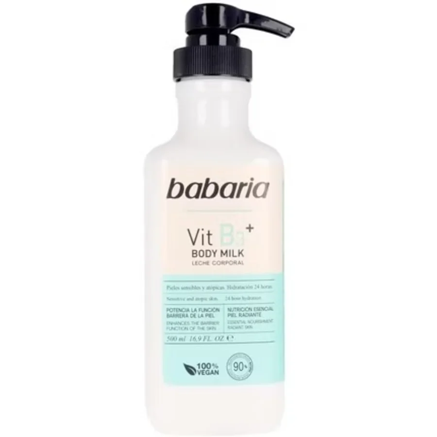 Babaria Body Milk with Vitamin B3 – 500 ml