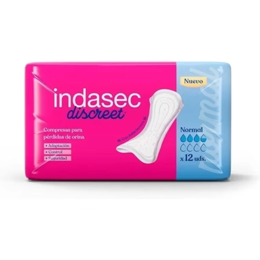 Indasec Diskret Normal - 12 stk