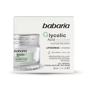 Babaria Ansiktskrem med glykolsyre - 50 ml