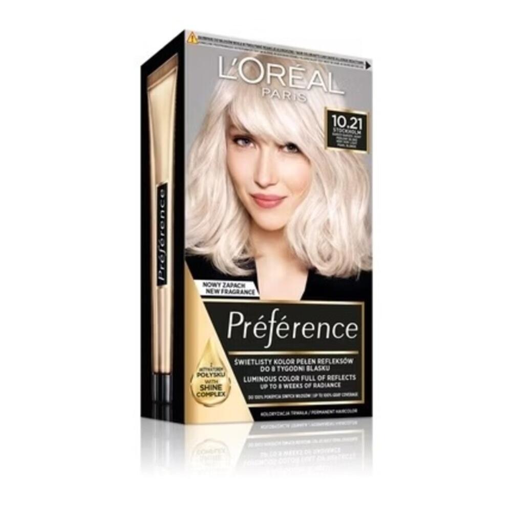 L'Oréal Paris Préférence 10.21 Stockholm Permanent Hårfarve