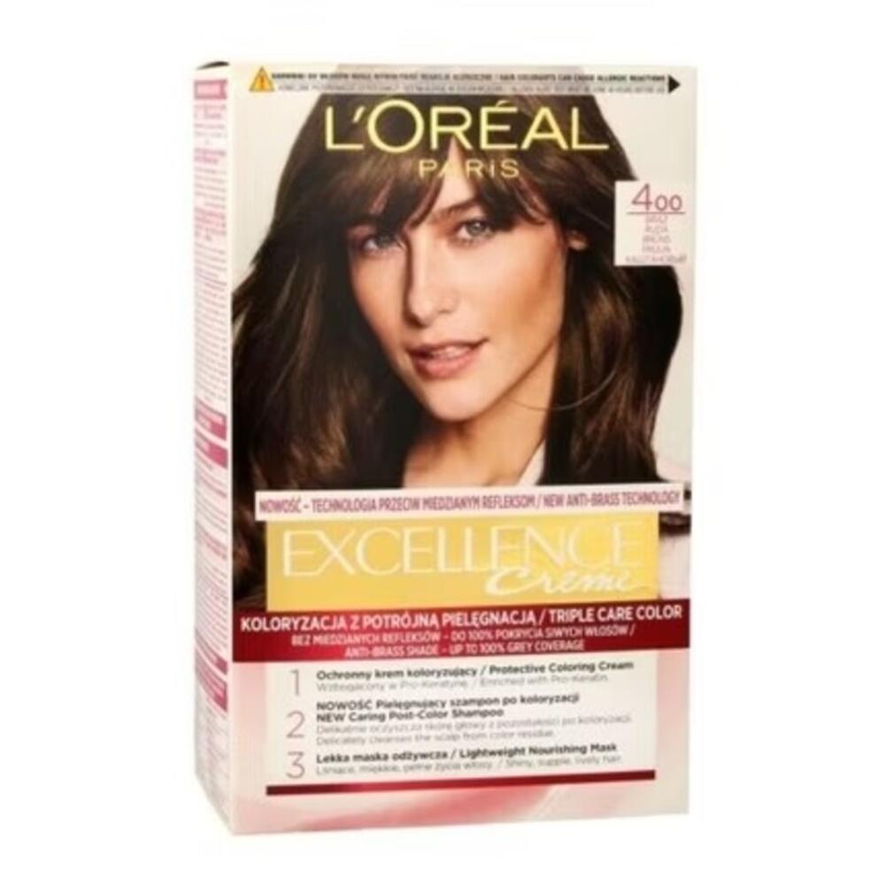 L'Oréal Paris Excellence Crème 400 – Brun Permanent Hårfärg