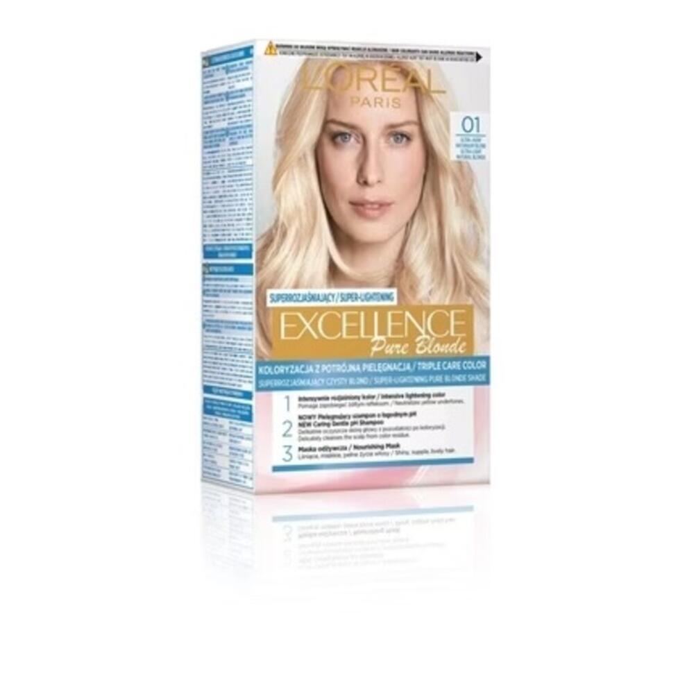 L'oreal Excellence Creme Permanent Hårfärg 0.1 Super Ljus Naturlig Blond