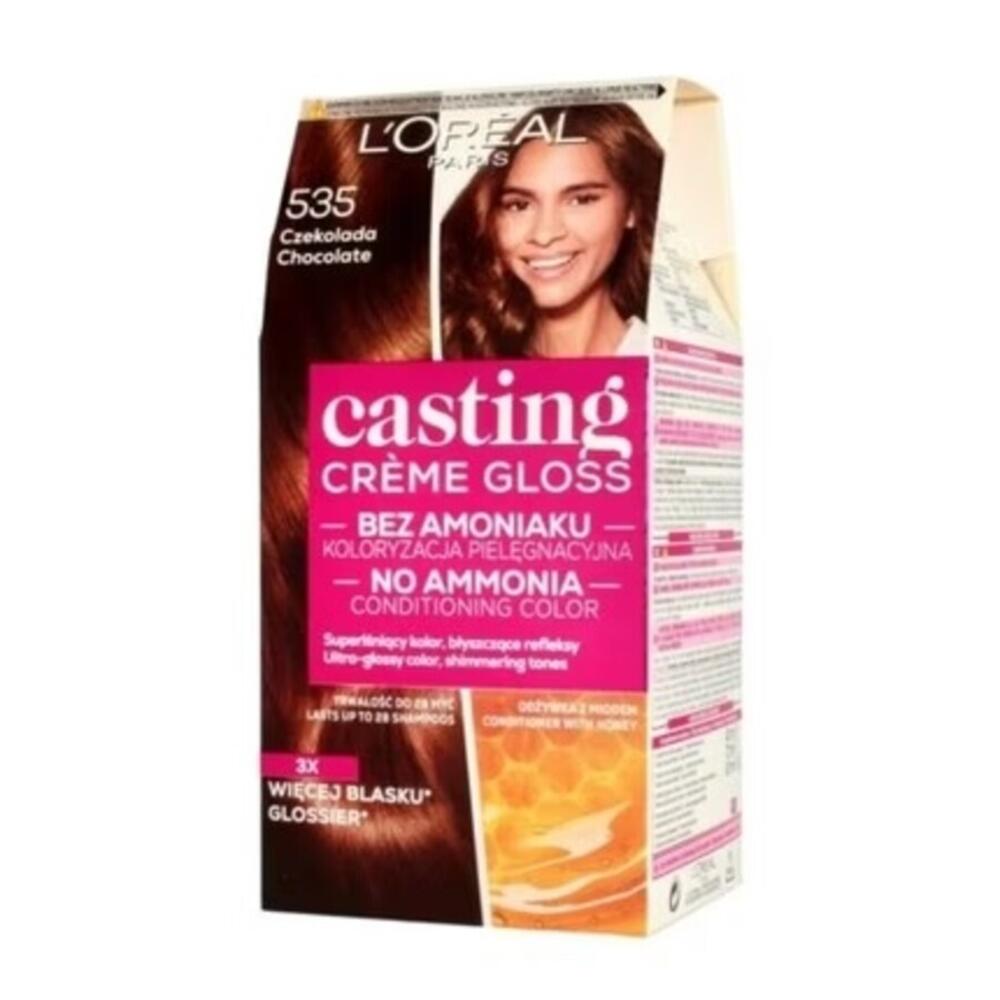 L'Oreal Paris Casting Creme Gloss Hair Color 535 Chocolate Semipermanent Hårfarve