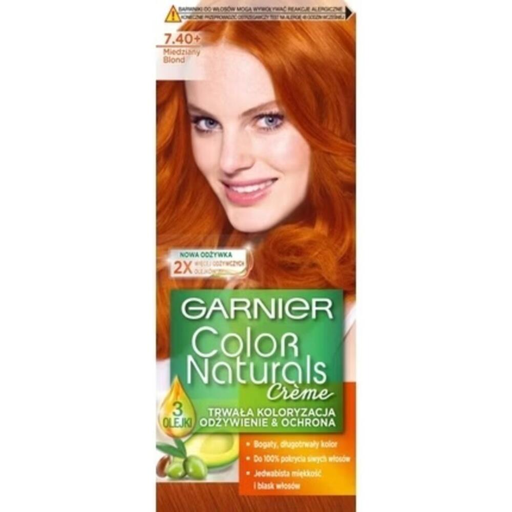 Garnier Color Naturals Creme Permanent Nourishing 7.40 Intense Copper Permanent Hårfarve