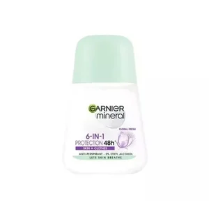 Garnier Mineral 6 in 1 Protection 48H Floral Fresh Antiperspirant Roll-On 50ml