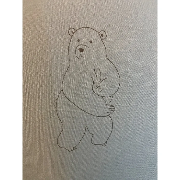 Kølende Bambustæppe m. Isbjørnemotiv