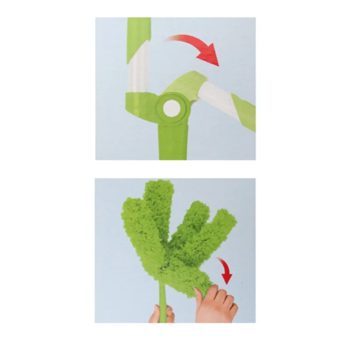 CleanMaxx Støvkost med m. Teleskopstang