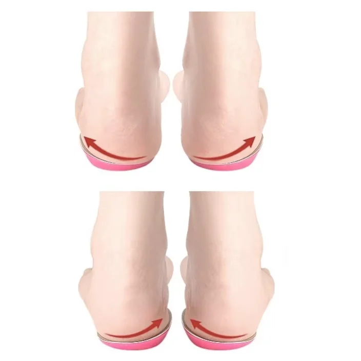 Skrå Hælindlæg i Silikone