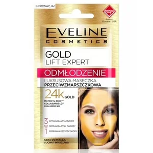 Eveline Gold Lift Expert Anti-Wrinkle Mask 3 In 1 - 7 ml