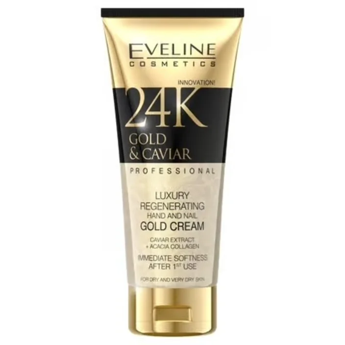 Eveline 24k Gold Caviar Regererende Hånd- & Neglecreme - 100 ml