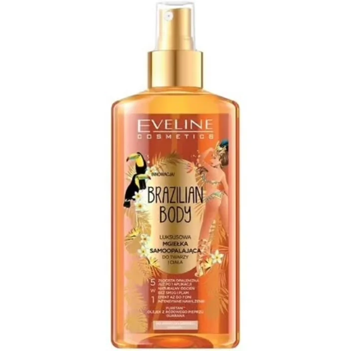 Brazilian Body Luksuriøs Selvbruner Mist 5-i-1 til Ansigt og Krop - 150 ml
