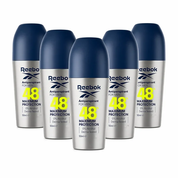 Reebok Men 48H Maximum Protection Roll-on Deodorant - 50ml
