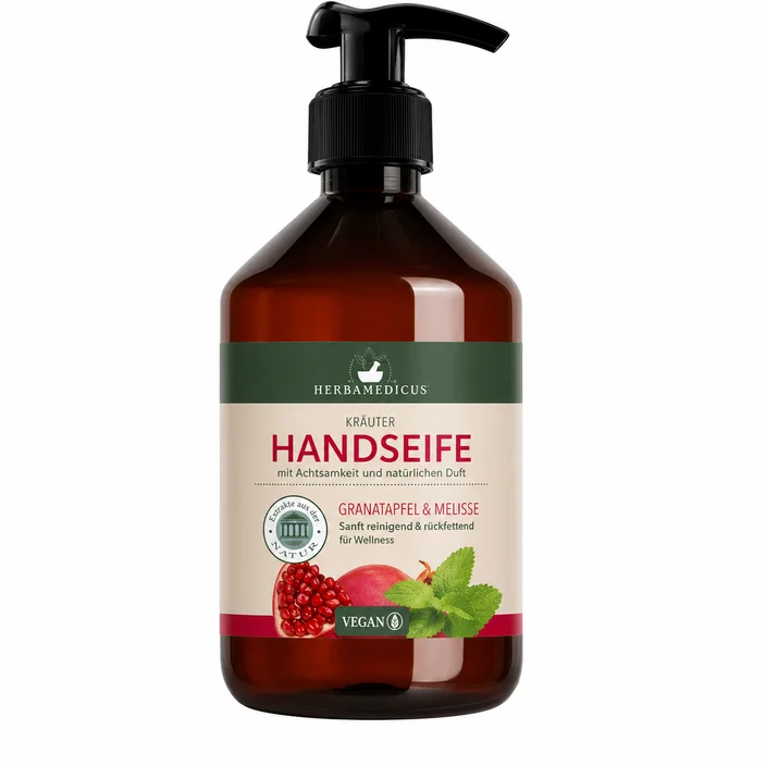 Håndtvål med granatäpple och citronmeliss - 500 ml