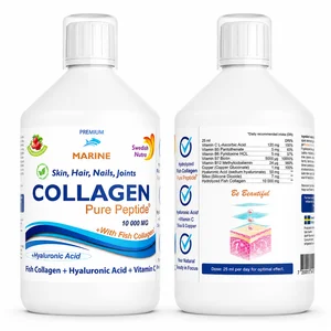 Collagen Pure Peptide med Hyaluron, Kisel och Kollagen - 500 ml.