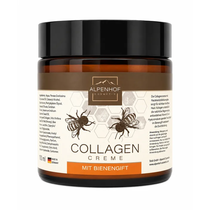 Kollagen Creme med Bistikgift - 100 ml