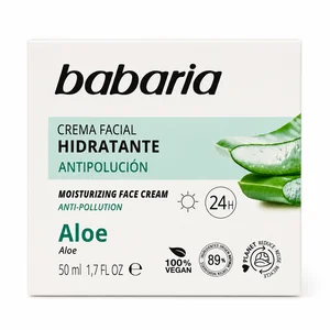 Babaria Hydrerende Ansigtscreme med Aloe Vera - 50 ml