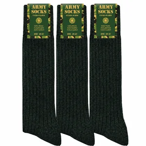 Knielange Militärsocken - 3 Paar