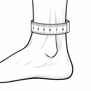 Deluxe Kompressions Ankelstrømper, 30 mmHg - 1 par