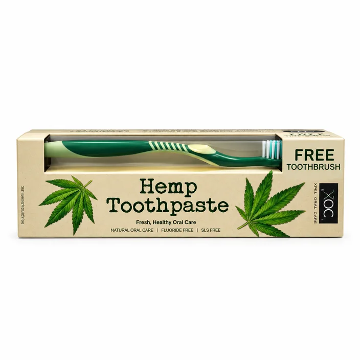 XPEL Hemp Tandpasta med tandbørste - 100 ml
