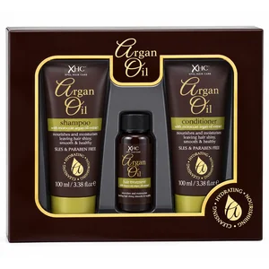 XHC Argan Oil Shampoo, Conditioner og Hårolie i Gavesæske